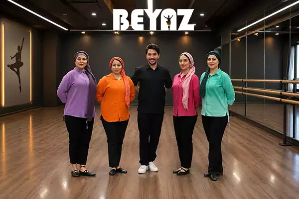 کلاس آموزش رقص آذربایجانی گروه بیاض